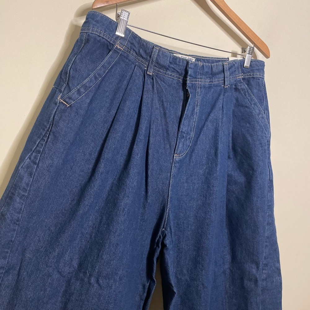 Free People Equinox Denim Trouser in Ritual Blue - Picture 5 of 9